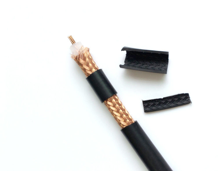 40KV High Voltage Dual Shield Coax Cable 30 Ohm For New Energy Control