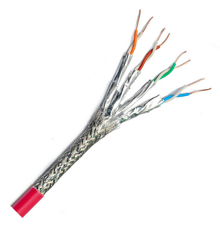 22awg 4PR Network Patch Cords Cat 8 Ethernet Cable 50 Ft 0.5mm 0.58mm