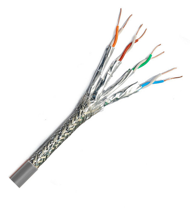 22awg 4PR Network Patch Cords Cat 8 Ethernet Cable 50 Ft 0.5mm 0.58mm