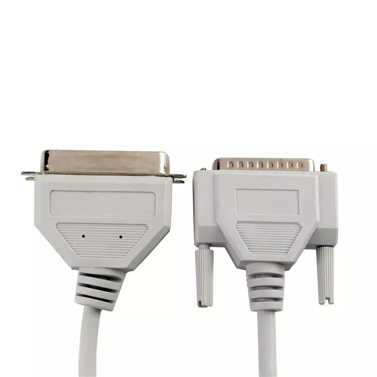 PVC Pure Copper VGA Male To Female Printer Cable 36P Male To Db 25P