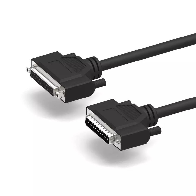 DB25 Double-Shielded Communication Cables D-SUB 25 Pin To Pin RS232 Serial Cable