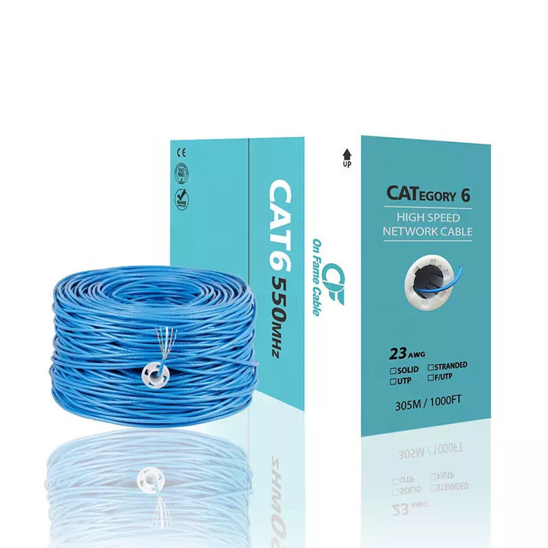 23Awg Cat6 Lan Cable 305m Network Patch Cords TIA-568-C.2