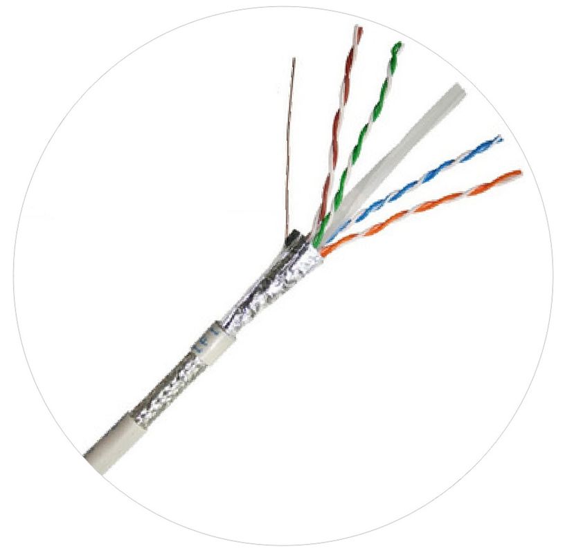 0.57mm Network Patch Cords Cat 6 Twisted 4 Pair Cable 250Mhz 1000ft 24awg