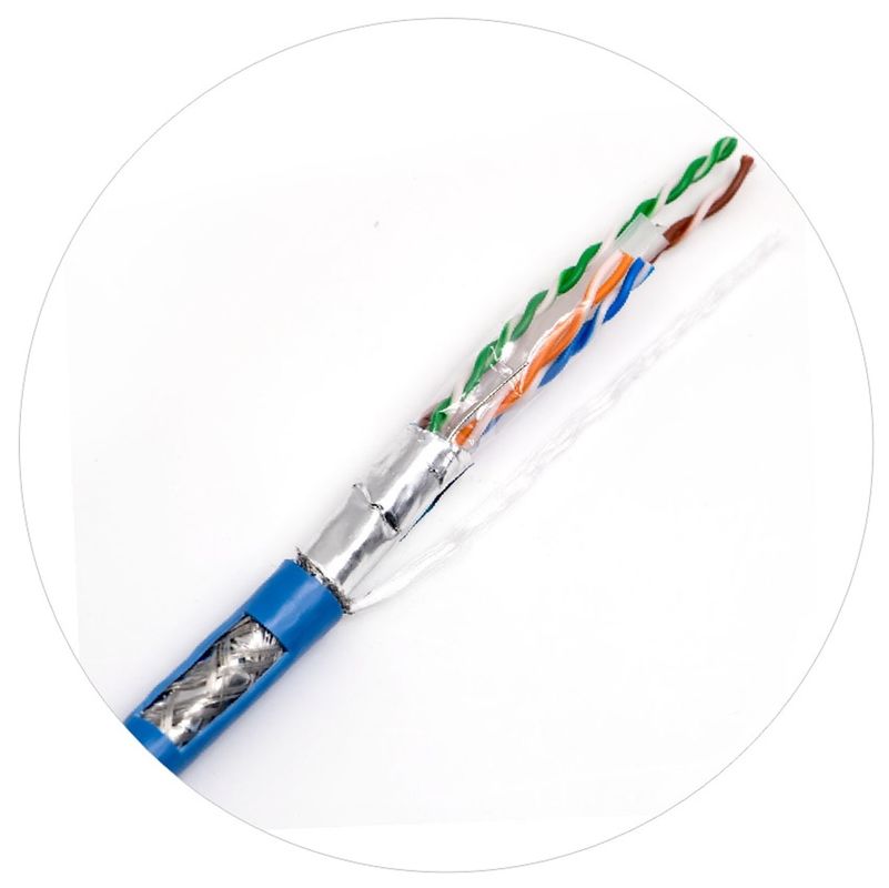 0.57mm Network Patch Cords Cat 6 Twisted 4 Pair Cable 250Mhz 1000ft 24awg