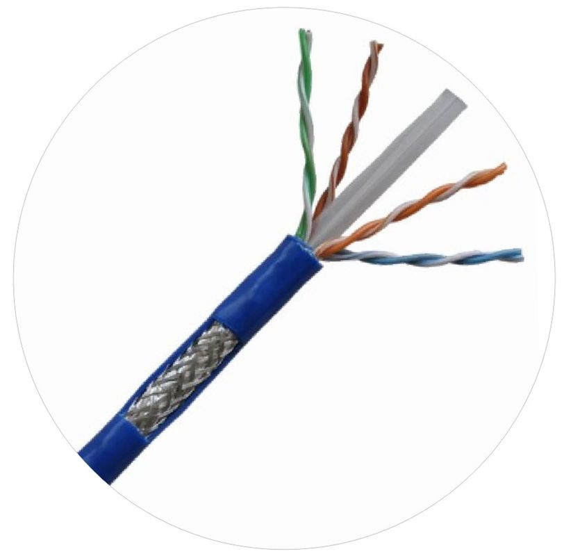 0.57mm Network Patch Cords Cat 6 Twisted 4 Pair Cable 250Mhz 1000ft 24awg