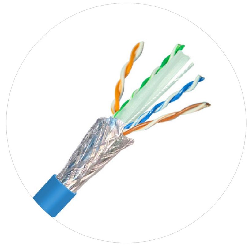 0.57mm Network Patch Cords Cat 6 Twisted 4 Pair Cable 250Mhz 1000ft 24awg