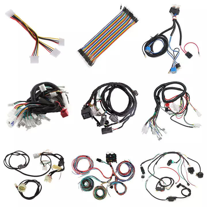 PVC 50 Cores TE Molex Truck Automotive Wire Harness Silver Plated