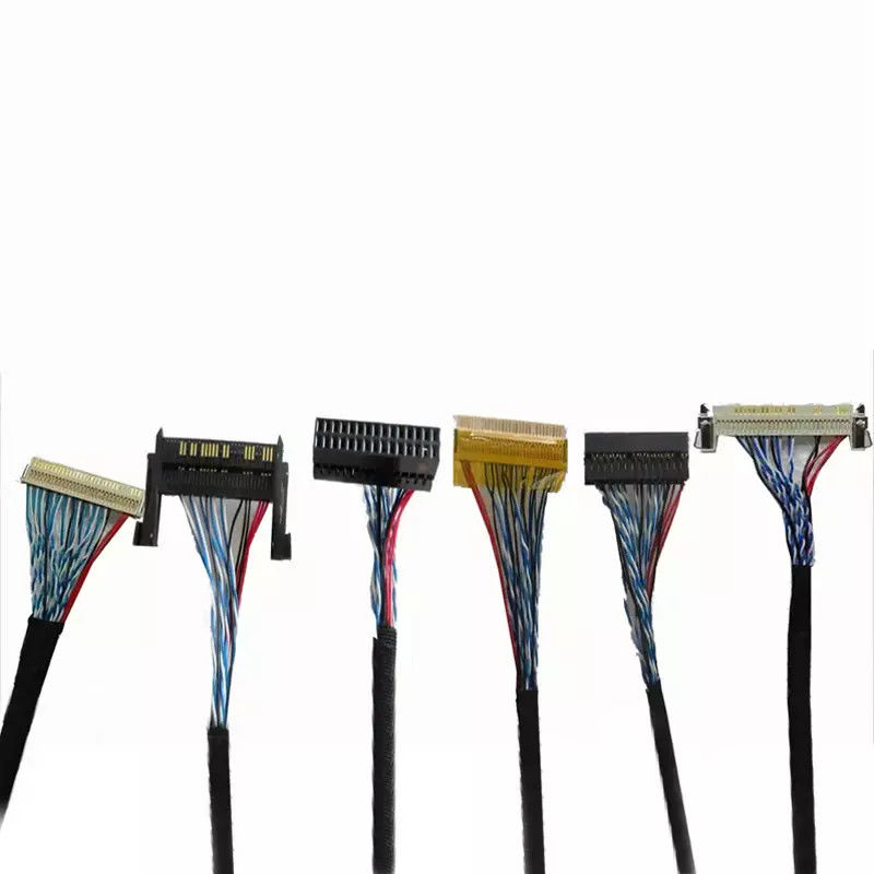 OEM ODM ROHS 0.4mm Pitch LVDS Cable 30 Pin 40 Pin 50 Pin