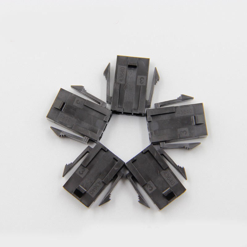 Molex 43640-0300 Micro-Fit 3.0 Plug Housing Single Row 3 pin Panel Mount Ears Low-Halogen for Industrial Control Us
