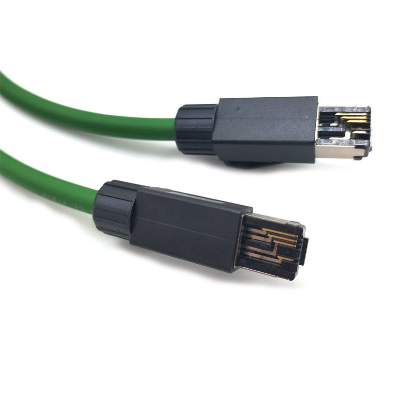 Servo Industrial Network Cable EtherCAT Bus High Flexibility Double Shielding Drag Chain Industrial Robot PLC Cable