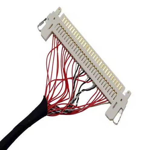 HRS DF13-30DS-1.25C To DF14-20S-1.25C 20pin 30 Pin 40 Pin 50 Pin 60pin Custom Lvds Cable Assembly For Lcd Panel