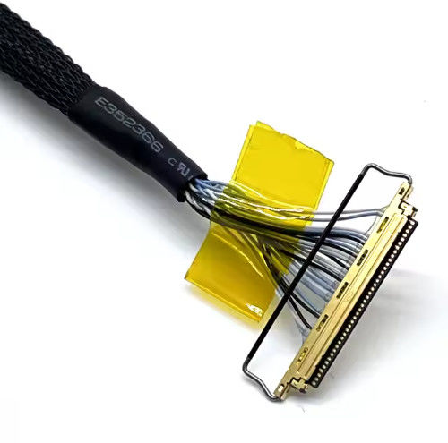Custom LVDs Wire Harness Electronic Connector LCD Cable Assembly for Display Panel Electronic Application