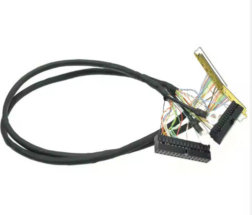 Custom IPEX-20445-050E 50 Pin Micro Coax LVDS Cable for 7