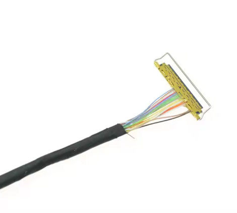 Custom IPEX-20445-050E 50 Pin Micro Coax LVDS Cable for 7