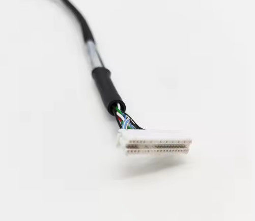 Electronic Application Black Custom LVDs Wire Harness LCD Cable Assembly for Display Panel