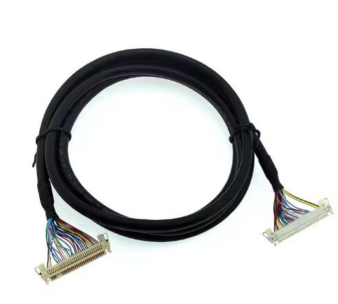 100% Test 1.25mm 2.0mm Pitch 20 30 40 Pin Connector LVDS Shielded Wire LCD Display Cable Assembly