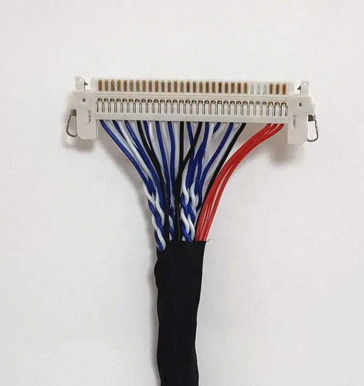 1.25mm 2.0mm Pitch 20 30 40 Pin Connector LVDS Shielded Wire LCD Display Cable Assembly