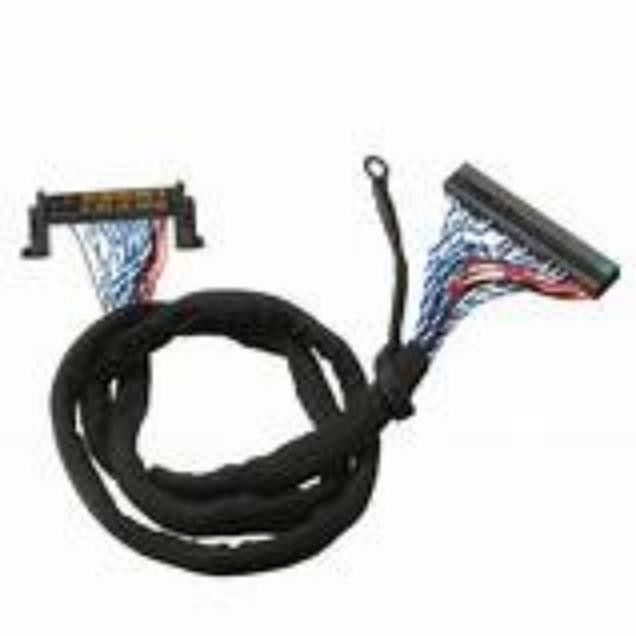 Black Insulation 1-5m Low-Voltage Display Serial Cable for Industrial Automation Insulation Resistance ≥1000MΩ