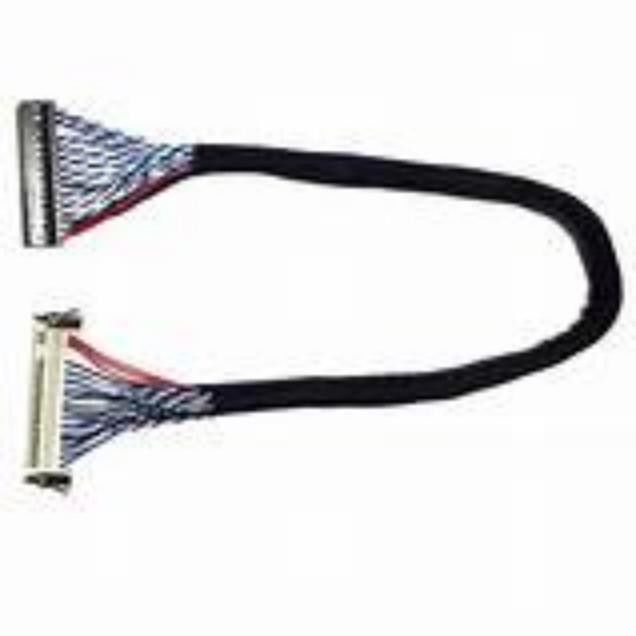 LVDS Black Low-Voltage Display Serial Cable with Copper Conductor Material and 105C Rated Temperature