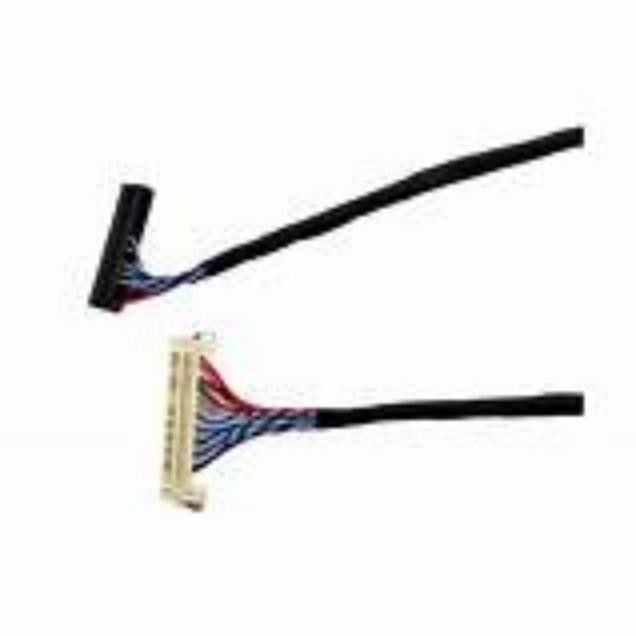 AWG26-28 Wire Gauge 105C Rated Temperature LVDS Serial Cable with Low-Voltage Display Compatibility