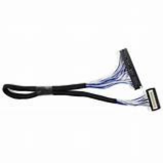AWG26-28 Wire Gauge 105C Rated Temperature LVDS Serial Cable with Low-Voltage Display Compatibility