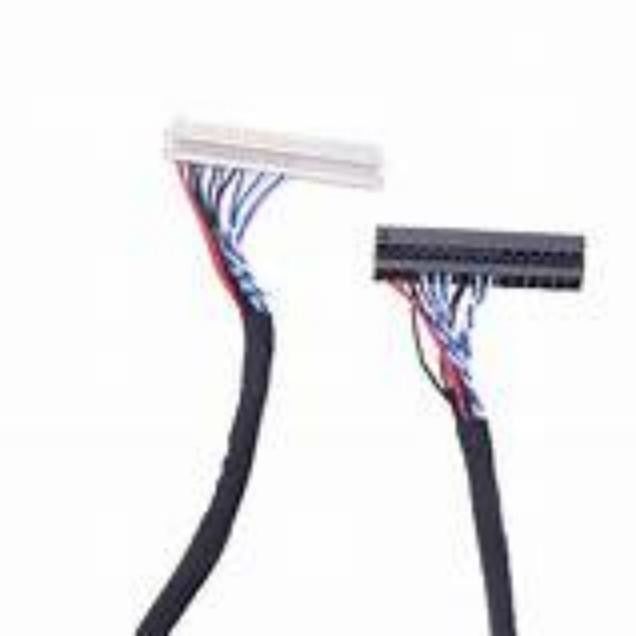 AWG26-28 Wire Gauge 105C Rated Temperature LVDS Serial Cable with Low-Voltage Display Compatibility