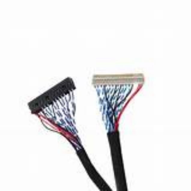 AWG26-28 Wire Gauge 105C Rated Temperature LVDS Serial Cable with Low-Voltage Display Compatibility