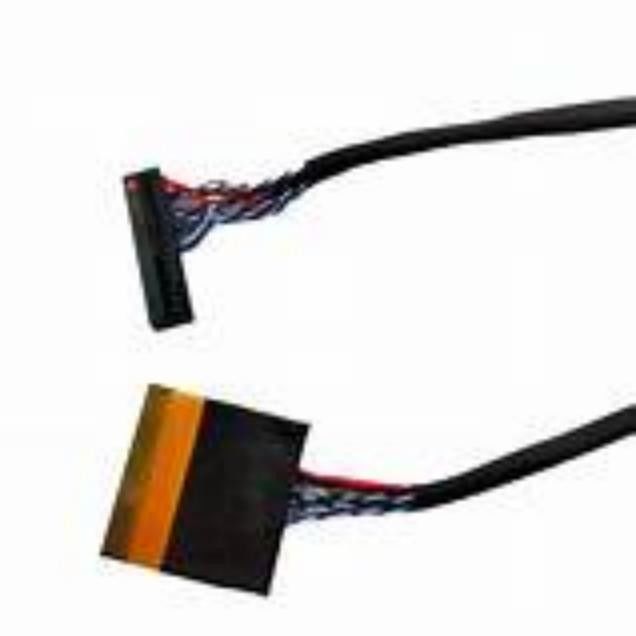 Copper Conductor Material Low-Voltage Display Serial Cable with Dielectric Strength ≥1000V/min and LVDS Connector Type