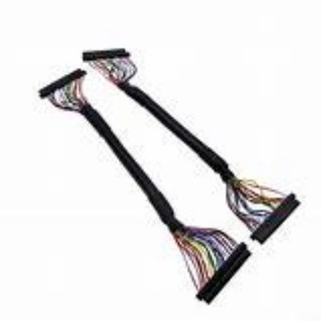 Copper Conductor Material Low-Voltage Display Serial Cable with Dielectric Strength ≥1000V/min and LVDS Connector Type