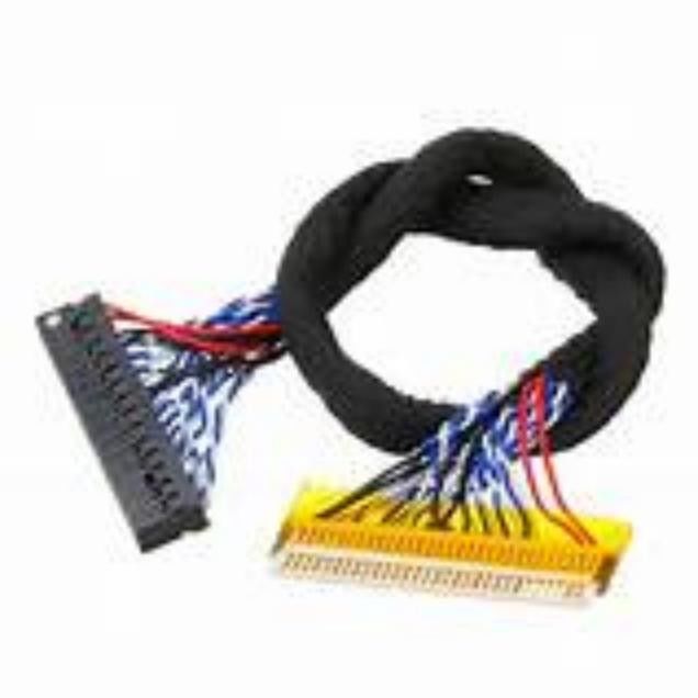Highly Insulated Black Low-Voltage Display Cable with UL VW-1 Flammability Rating and Insulation Resistance of ≥1000MΩ