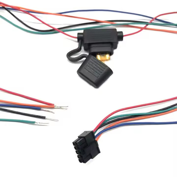 Durable Vehicles Custom  Wiring Harness with UL 1007 22awg Cables Type and 20awg Wire Colors