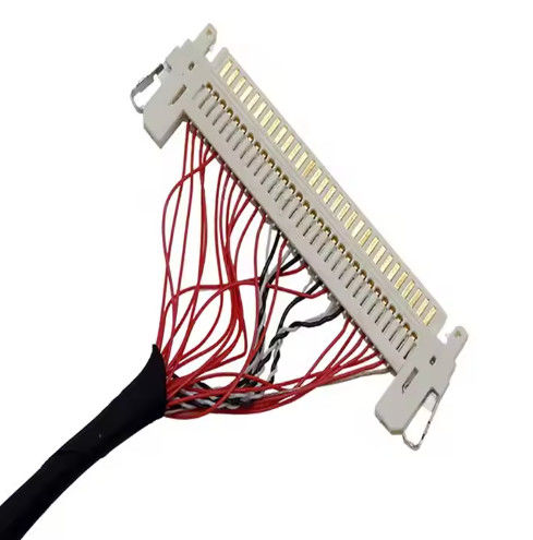 UL VW-1 Rated 300V 30 Pin Connector LVDS Cable Jacket with AWG26-28 Copper Conductor and Flammability Rating