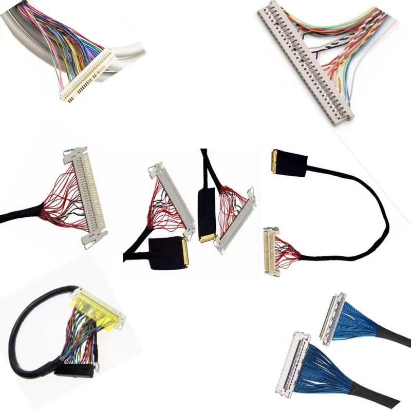 Industrial 2 Core Cable Custom Cable Assembly with 10×OD Bending Radius