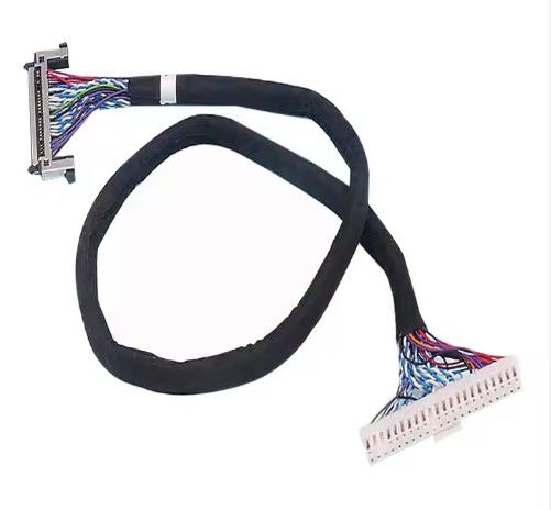 Industrial 2 Core Cable Custom Cable Assembly with 10×OD Bending Radius