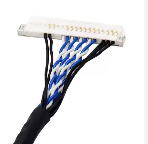 Industrial 2 Core Cable Custom Cable Assembly with 10×OD Bending Radius