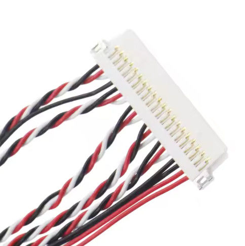 LVDS Harness Flexible Cable Assembly Manufacture with UL VW-1 Rating and 1.0A-2.5A Current