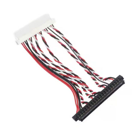 Custom Cable Design For Compact LVDS Systems, Featuring Flexible Routing And EMI Resistance For Industrial Use
