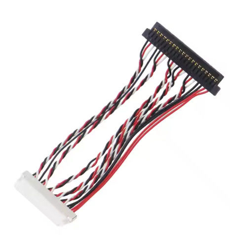 Custom Cable Design For Compact LVDS Systems, Featuring Flexible Routing And EMI Resistance For Industrial Use