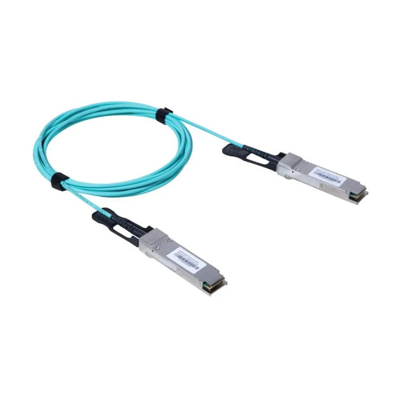 Cable Assembly QSFP-40G 100G 200G  1m 2m 3m 5m 10m  OM2 OM3 OM4 AOC Active Optical  Custom Cable  QSFP+ QSFP28 QSFP56 QSFP-DD
