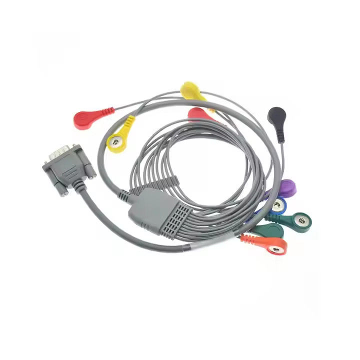 Custom D-Sub Bnc Cable Assembly PVC 16 Head  Medical Harness For Industry Medical Cable Manufacture