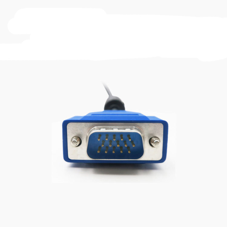 Custom Cable Design  Male-To-Male Power Cable With Dual Ferrite Cores, Projector Display HD Adapter Data Cable, Computer VGA Connection Cablewire Harness Manufacturer