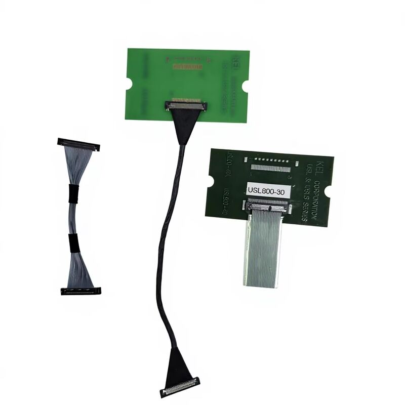 USLS20-30-010-B 30 Pin Micro Coax LVDS Cable for High-Speed Transmission with 0.4mm Pitch Custom Assembly