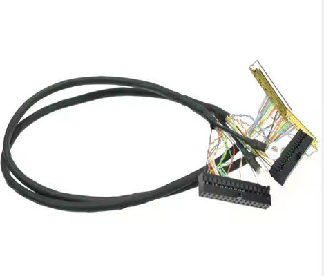 Custom IPEX-20445-050E 50 Pin Micro Coax LVDS Cable for 7