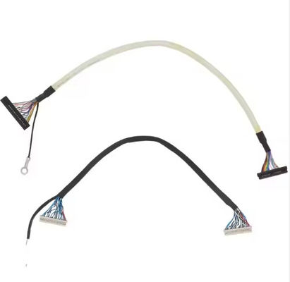 Micro Coax Lvds Cable 20 30 40 Pin Custom Lcd Screen Micro Coaxial Lvds Ipex Display Cable for Lcd Panel
