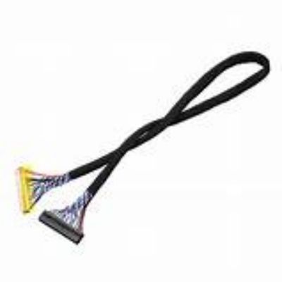 UL VW-1 Flammability Rated Black Low-Voltage Display Serial Cable with Insulation Resistance ≥1000MΩ
