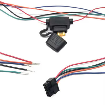 Durable Vehicles Custom  Wiring Harness with UL 1007 22awg Cables Type and 20awg Wire Colors