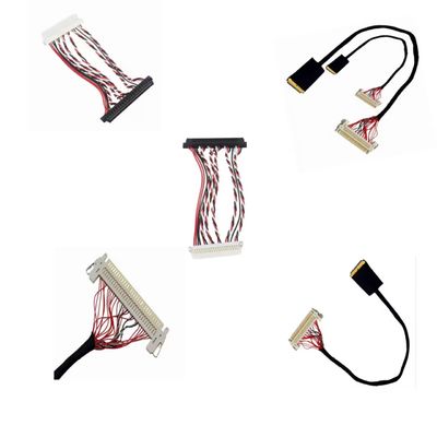 LVDS Harness Flexible Cable Assembly Manufacture with UL VW-1 Rating and 1.0A-2.5A Current