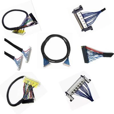 Industrial Automation LVDS Harness Flexible Cable Assembly Manufacture with Insulation Resistance ≥1000MΩ