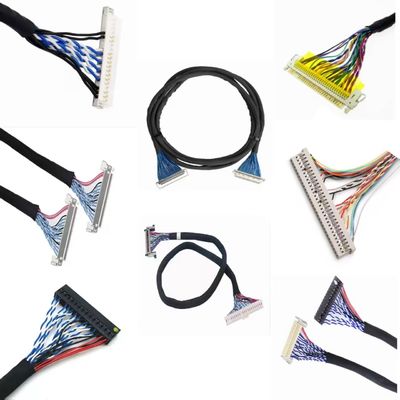 Custom Cable Design For Compact LVDS Systems, Featuring Flexible Routing And EMI Resistance For Industrial Use