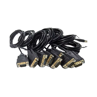 Custom Cable Full Copper DB9 DB15 DB25 Cable 2x15 Pins Serial and Parallel Connection Cable Male to Male  for  Data Transfer